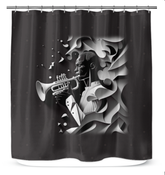 Rock Rhythms Shower Curtain